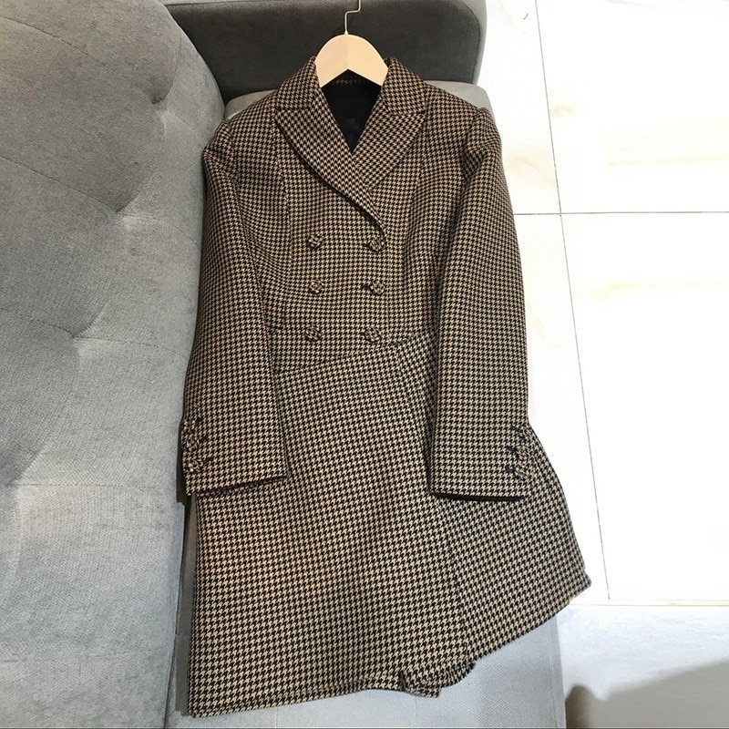 High Street Wool Tweed Jackets Suit Italy Fashion Designer Style Elegant Women Tops and High Waist Shorts Sell Separetly