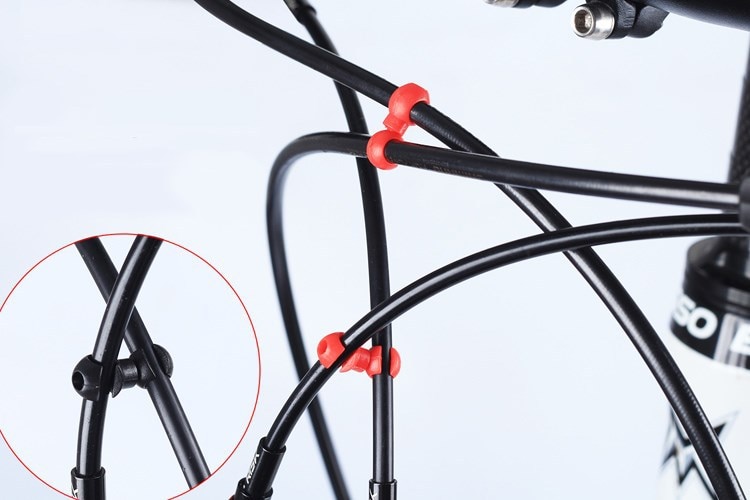 Connectors S-shaped Cable Connectors Palstic Practical and Durable Suitable for Brake Cable ,Derailleur line 4mm&5mm