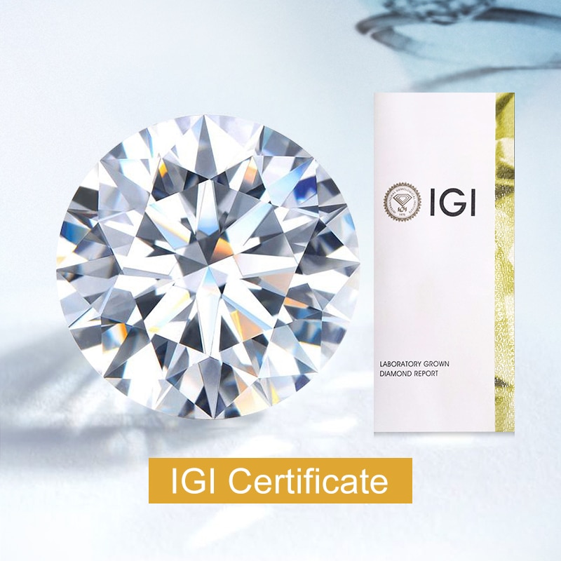 0.7ct - 0.79ct Carat D Color VS2 Clarity IGI Certificate Round HPHT Lab Grown Diamond