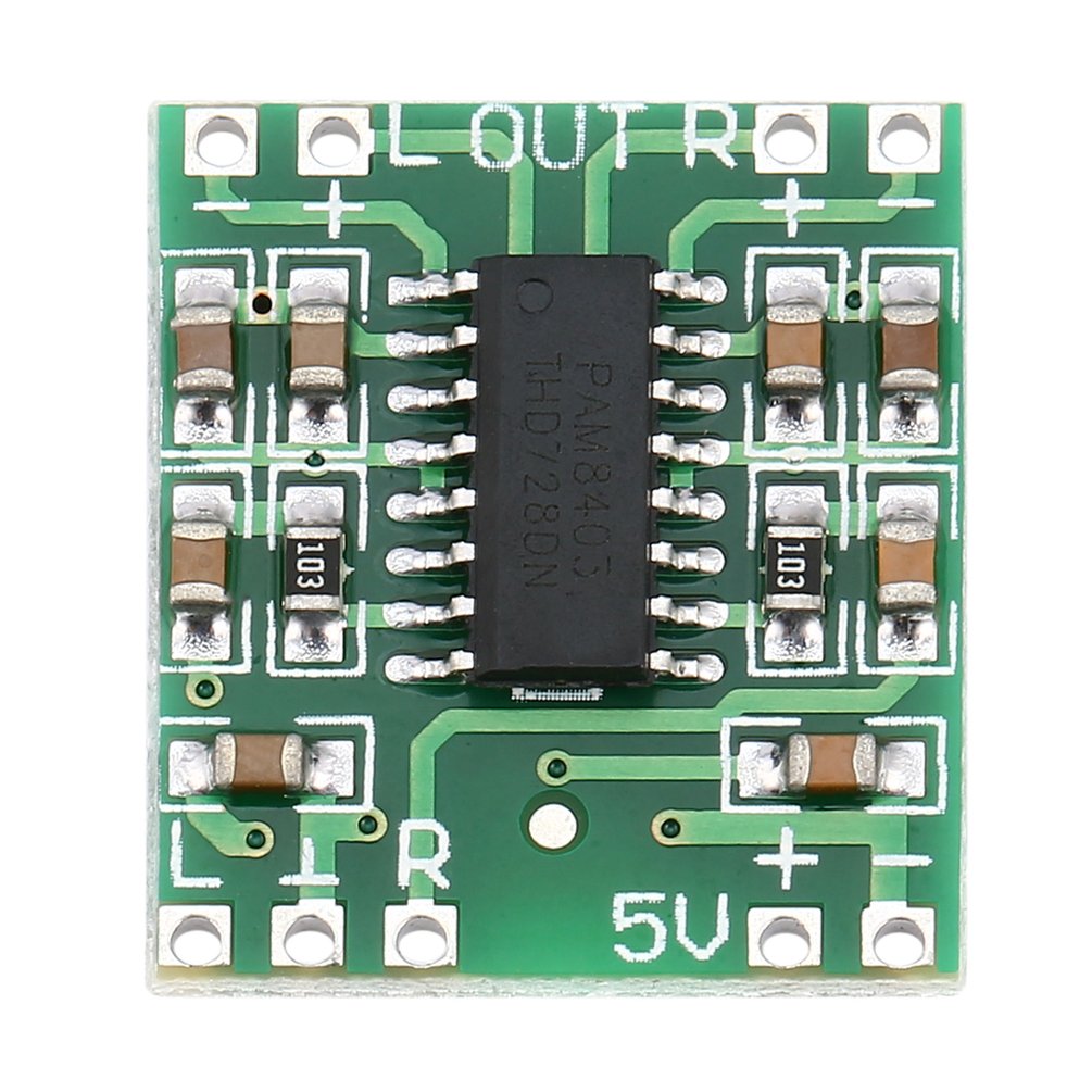Hot New PAM8403 Super Mini Digital Amplifier Board 2-8W Class-D Digital 2.5V To 5V Power Amplifier Board Efficient 2 Channels