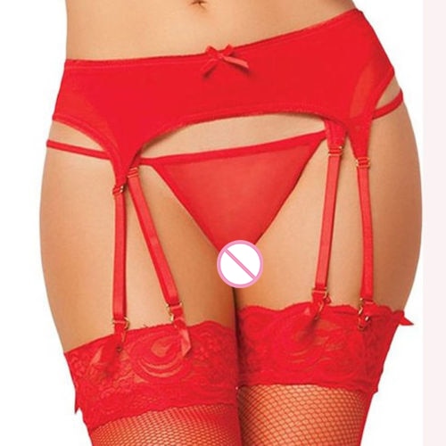 Sexy Femme Night Club Garter Belt Women High Waist Mesh Suspender Belt Female lady Elastic Sexy Lingerie Garters