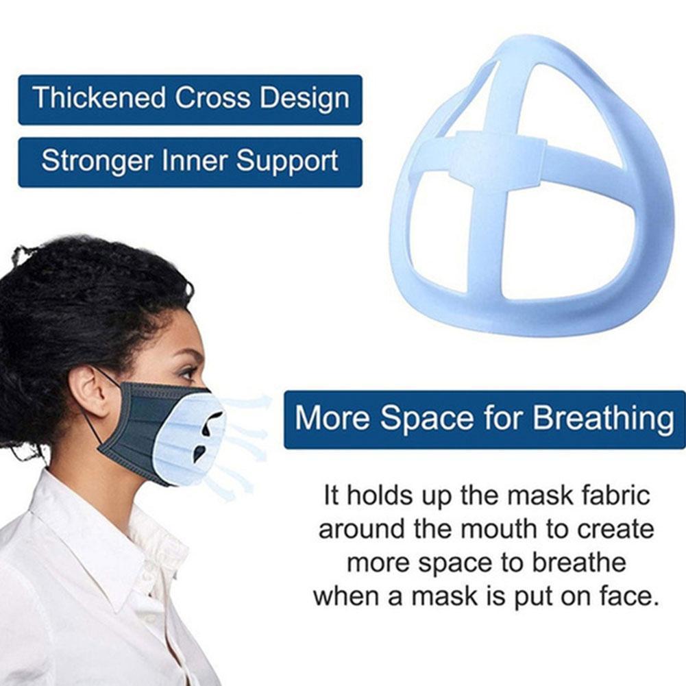 1 / 5Pcs Breathable Mouth Mask Support Breathing Assist Food Bracket Off Prevent Mask Mask Lipstick Cushion Holder Grade In B8T4