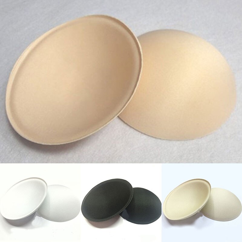 Bras Pads Enhancers Bikini Bra Insert Soft Natural Breathable Falsie Intimate Swimsuit Pads Bra Accessories Comfort Round Shape