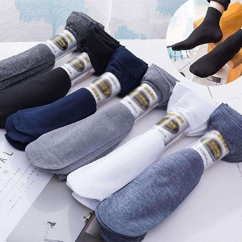 Socks Men's Stockings Men's Socks Spring And Summer In The Tube Business Thin Section Mercerized Cotton Pure Color Simple