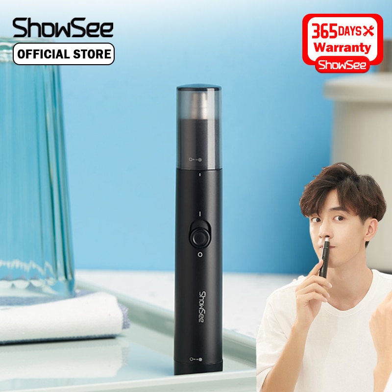 Showsee Electric Shaving Nose Hair Trimmer Professional Safety Face Care For Men Shaving Hair Removal Razor Cleaning Machine