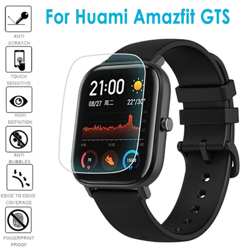3pcs TPU HD Screen Protector Guard For Huami Amazfit GTS Protective Film Full Cover for Huami Amazfit GTS SmartWatch accessories