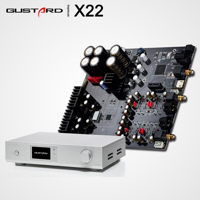 GUSTARD DAC X22 ES9038PRO chip XMOS HiFi Audio DAC Decoder PCM384K DSD512