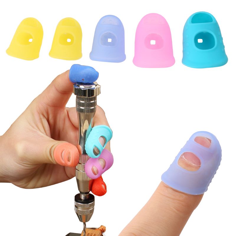 Finger Insulation Silicone Sleeve Case Cover Fingertip Anti-Slip Thermal Protection 3D Printing Pen 20CB