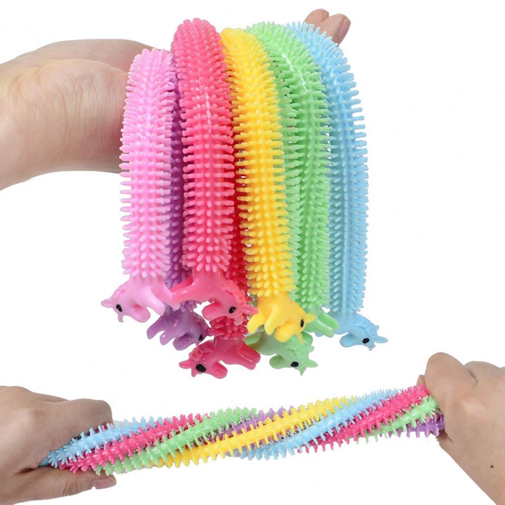 Cute Soft Pet Shape Stress Relief Venting Tension Rope Wristband Decompression Toy Kids Gift