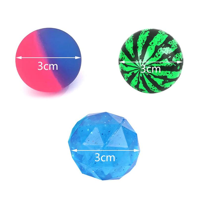 Creative Watermelon Bouncy Ball Capsule Toy Machine Bouncy Ball Pattern Rubber Bouncing Ball