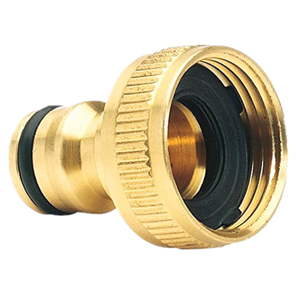 Brass Garden Hose Tap Connector (3/4) Quick Hose Adaptor Accessories