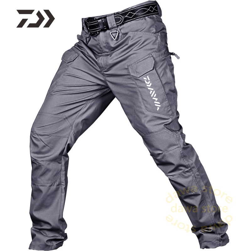 2021 New Daiwa Spring Autumn Waterproof Fishing Pants For Man Thin Breathable Quick Dry Fishing Clothes Tactics Sweat Pants