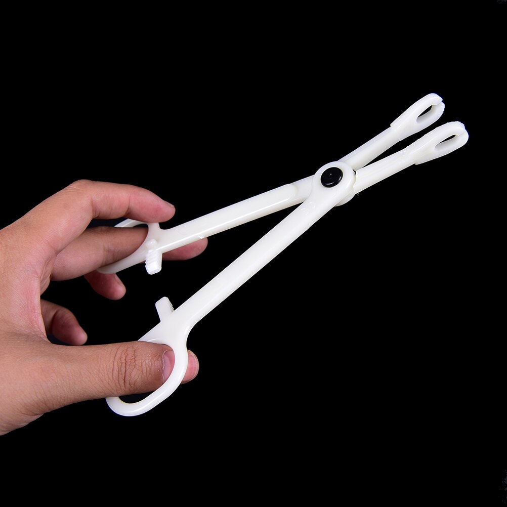 Plastic Disposable Body Piercing Plier Round Open Clamp Profession Body Ear Lip Navel Nose Tongue Piercing Forcep Tool Wholesale