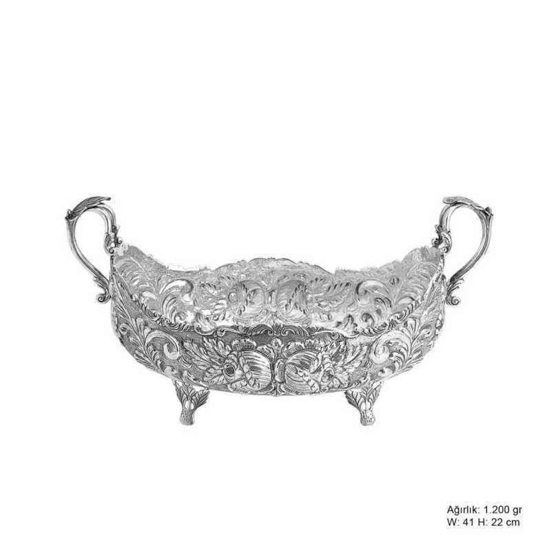 Rose Pattern Silver Boller