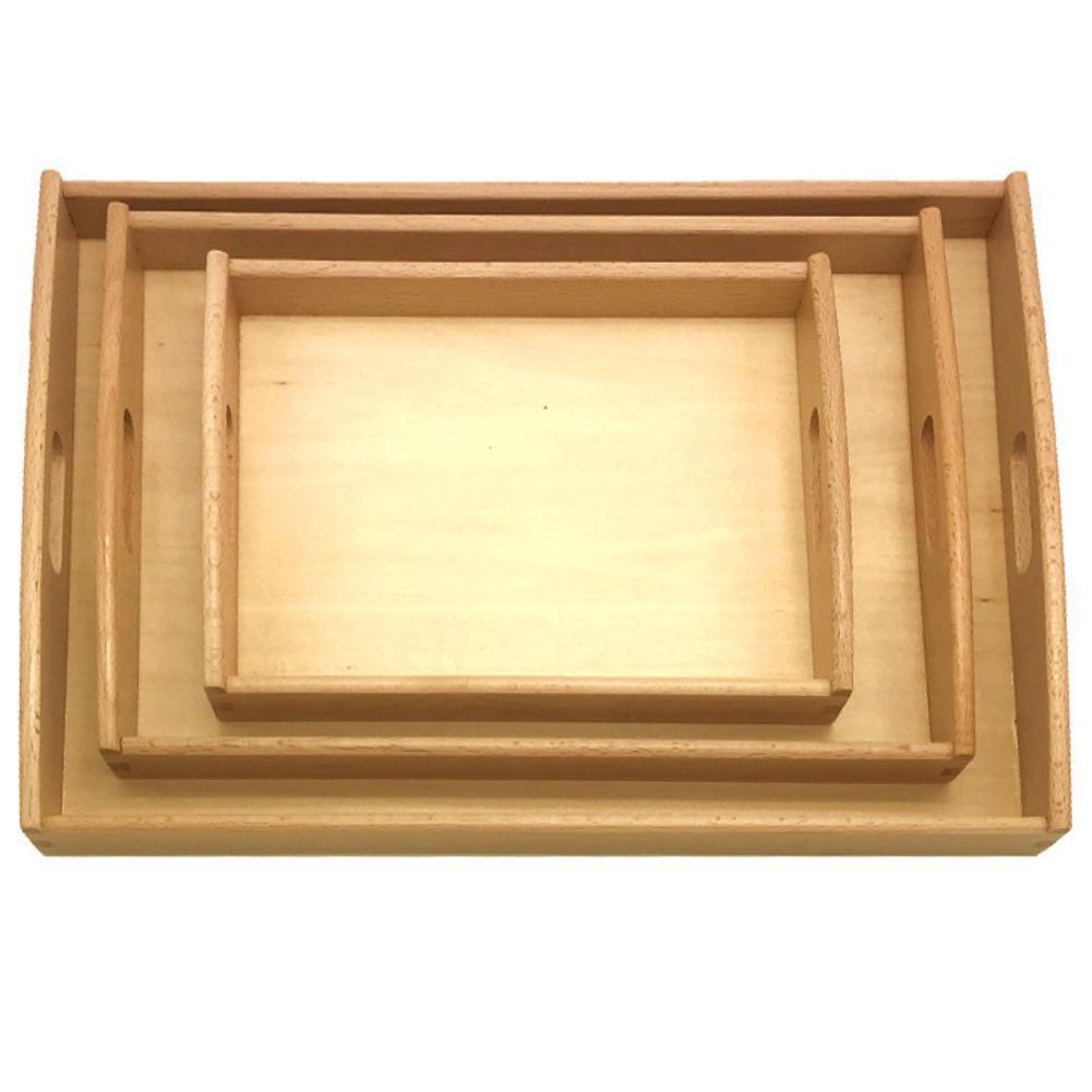 Wooden Montessori Toys Tray Montessori Practical Life Organize Educational Preschool Toys For Children Learning Game