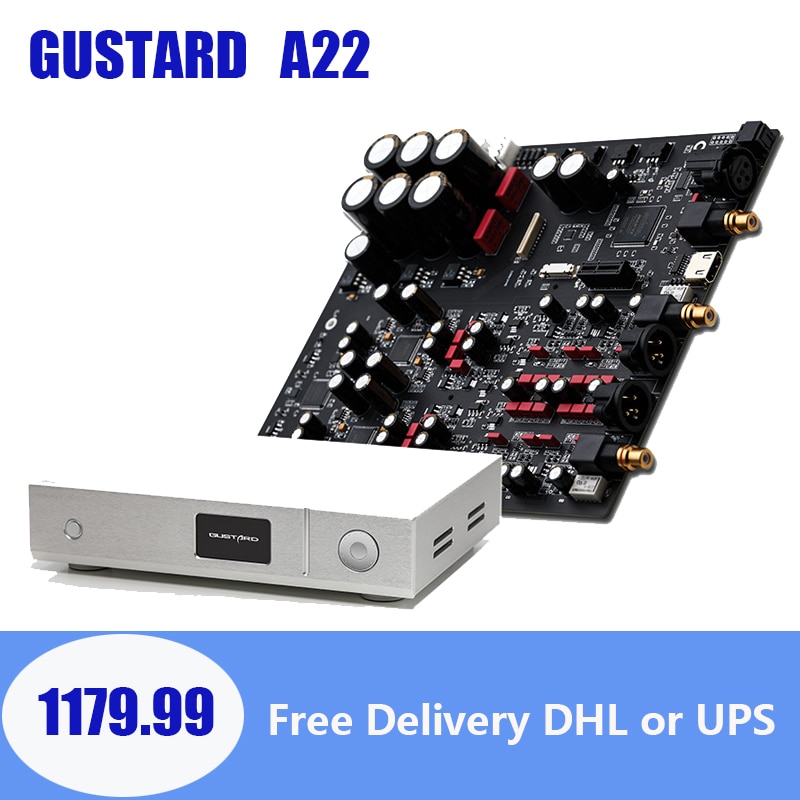 GUSTARD DAC-A22 USB DAC Dual AK4499 XMOS Solution Native Balanced Decoder