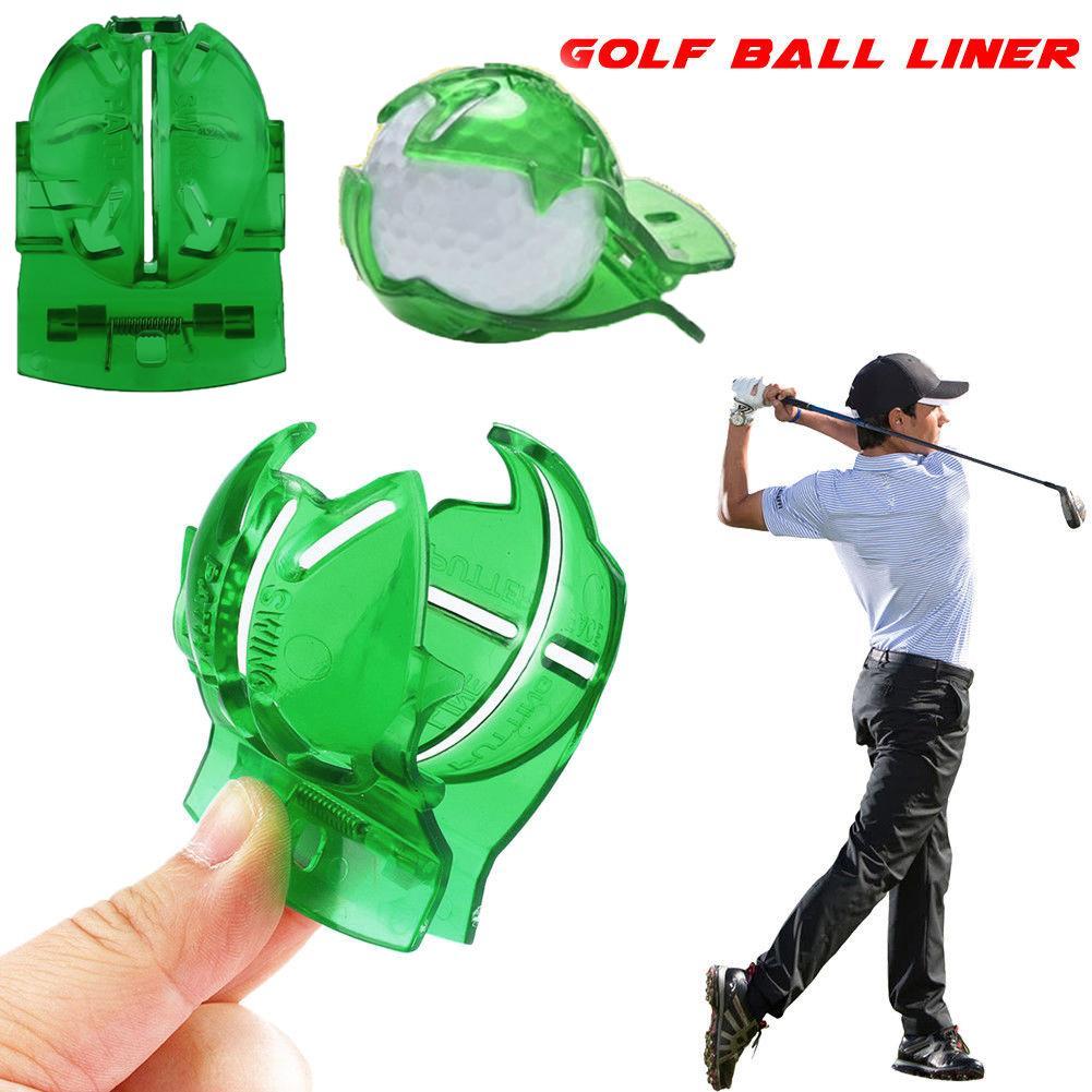 New Design Golf Ball Alignment Line Marker Marks Template Draw Template Linear Putt Positioning Ball for Mark Alignment Putting
