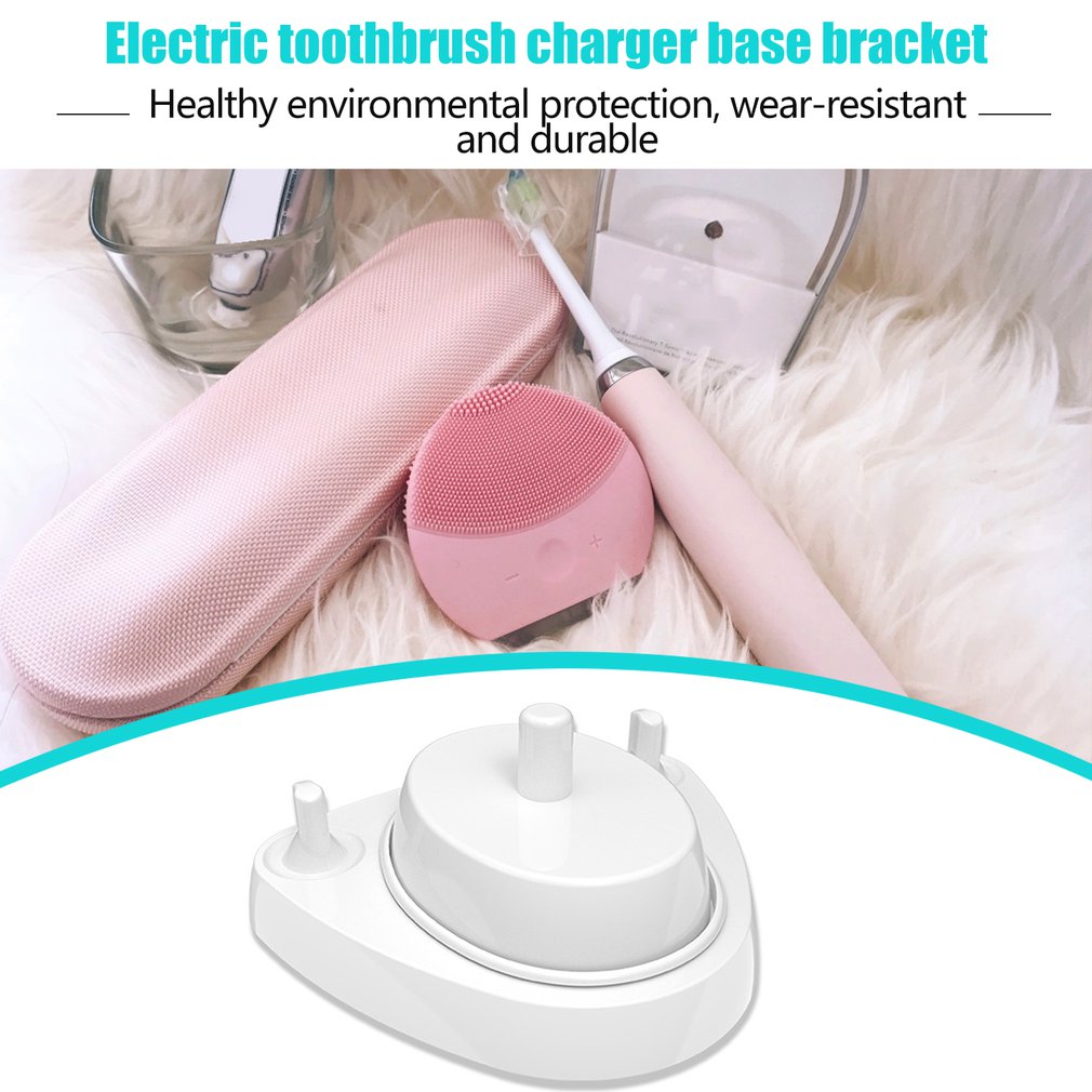 Oral B Electric Toothbrush Charger Hole With Holder Bracket Bathroom Toothbrush Stander Base With Tooth Brush Heads Support Base