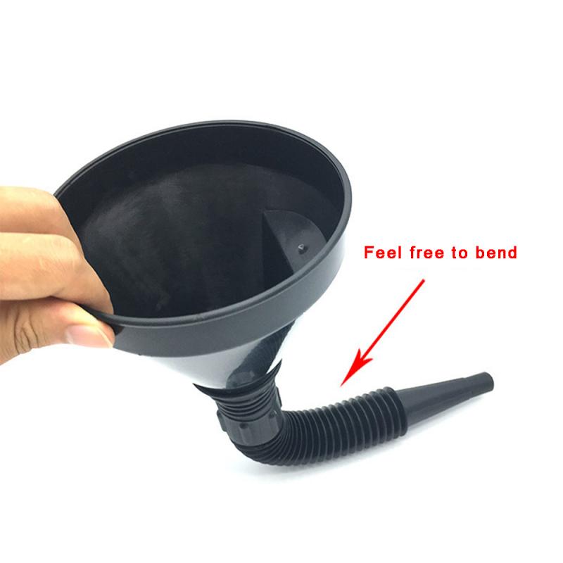 2 In 1 Plastic Funnel Can Spout Plastic Funnel Can Spout For Oil Water Fuel Petrol Diesel Gasoline Car Motorcycle Accessories