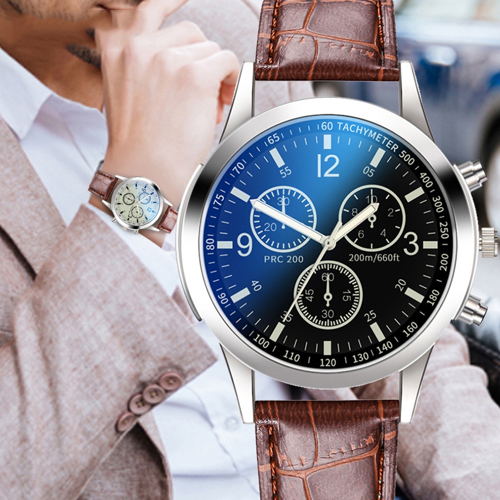 Luxury Watches Quartz Wrist Watch men Stainless Steel Dial Casual Bracele Watch Round Alloy Casual leather Bracele Watch Relogio