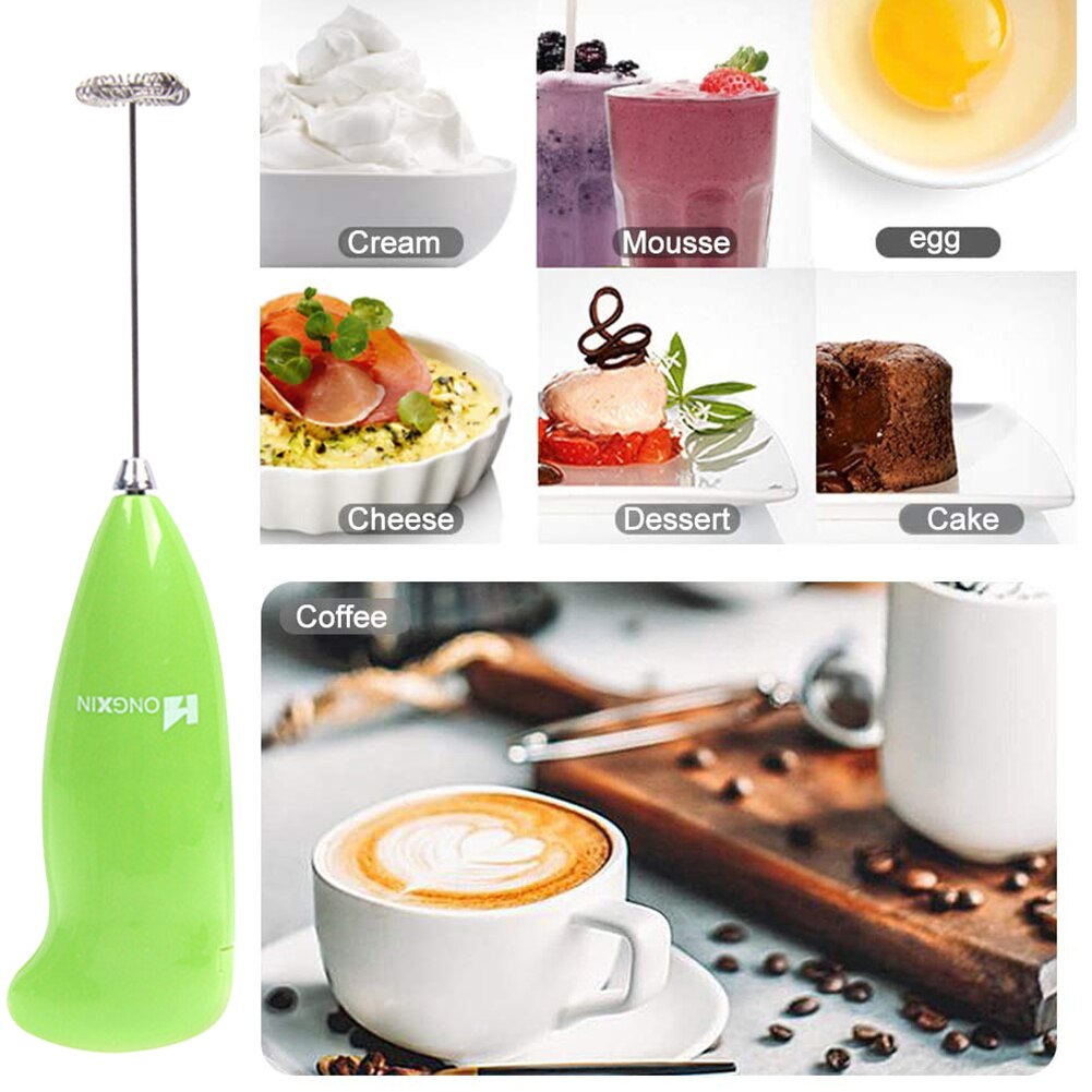 Handheld Electric Mixer Whisk Milk Drink Electric Whisk Mixer Frother Foamer Egg Beater Household Kitchen Mini Food Blender