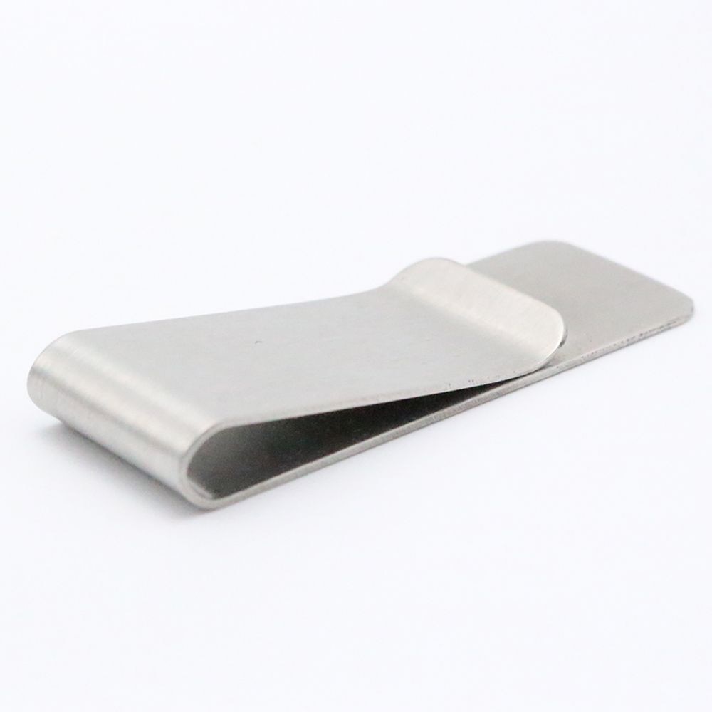 Silver Mini Stainless Steel Slim Money Clip Wallet Credit Card Id Cash Holder Useful Metal Men Money Clip Pocket Holder