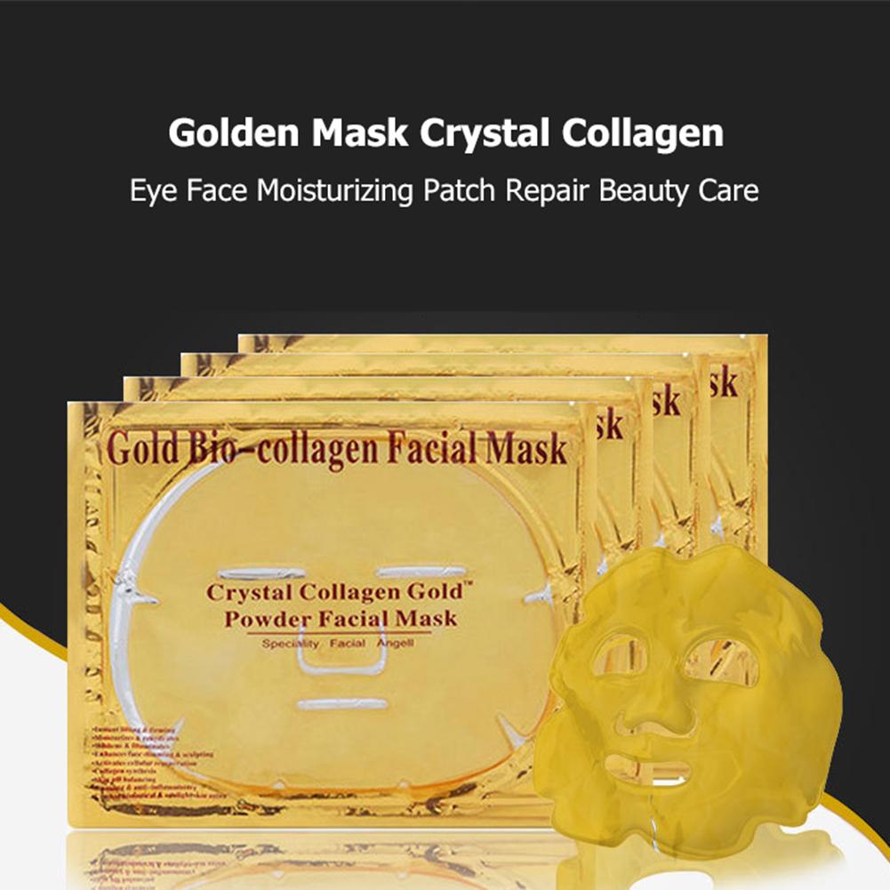 Gold Mask Non-toxic Skin-friendly Comfortable Crystal Collagen Dark Circle Eye Pouch Remover Face Cosmetic Skin Care