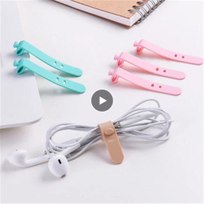 4x Cord Winder Headphone Earphone Wire Wrap Cable Organizer Cable Collector Suitable For Charger Headset Earphone Data Cable