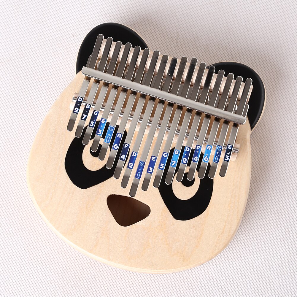2pcs Learner Musical Instrument Kit Thumb Piano Key Note Stickers Kalimba Scale Sticker for Beginner Learner