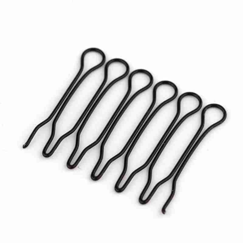 1Pc Mini Bangs Holder Styling Tool Hair Waved U-shaped Bobby Pin Barrette Salon Grip Clip Hairpins Black dropshiping Front Hair