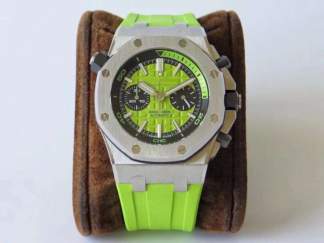 Replica Men's Watch 0ak Series 26703ST.OO.A038CA.01 Automatic Mechanical Luxury Brand Watch Hot-sale Top-quality Green Dial