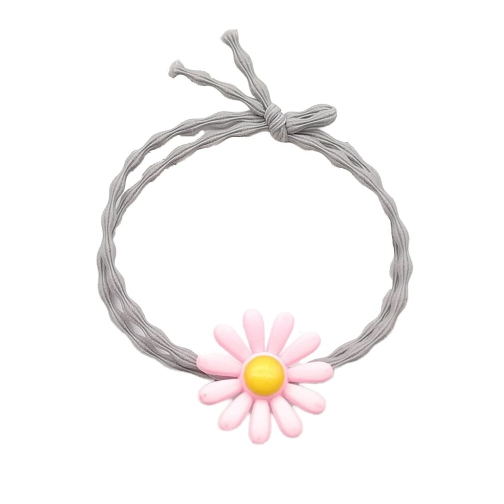 Korean Fashion Sunflower Elastic Hair Ring Ornaments Bands Cute Ornaments Hair Rope Headdress Headwear Apparel Accessories 1PCS