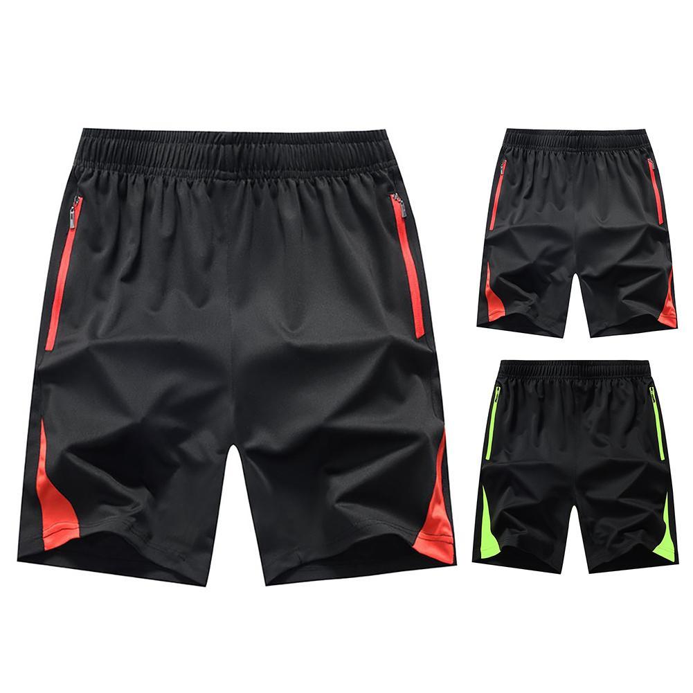 Men Casual Breathable Stretchy Quick Dry Drawstring Fifth Pants Beach Shorts