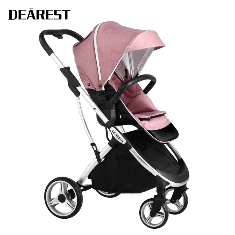 DEAREST 1108 High Landscape Stroller Can Sit Or Lie Lightweight Folding Newborn Children's Baby Buggy Four-Wheel Two-Way Baby