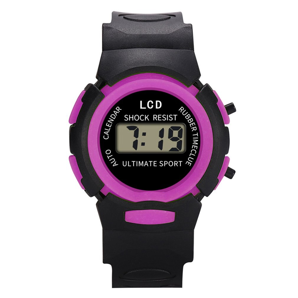 Children's Watch Led Sport Flash Digital Waterproof Clock For Boys Girls Multifunction Electronic Wrist Watch Kids Watches 2020
