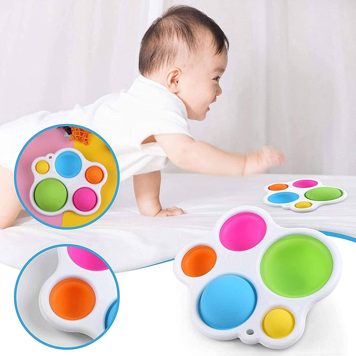 Fidget Simple Dimple Toys Stress Relief Hand Toys For Kids Adults Early Educational Enlightenment Intensive Autism Training