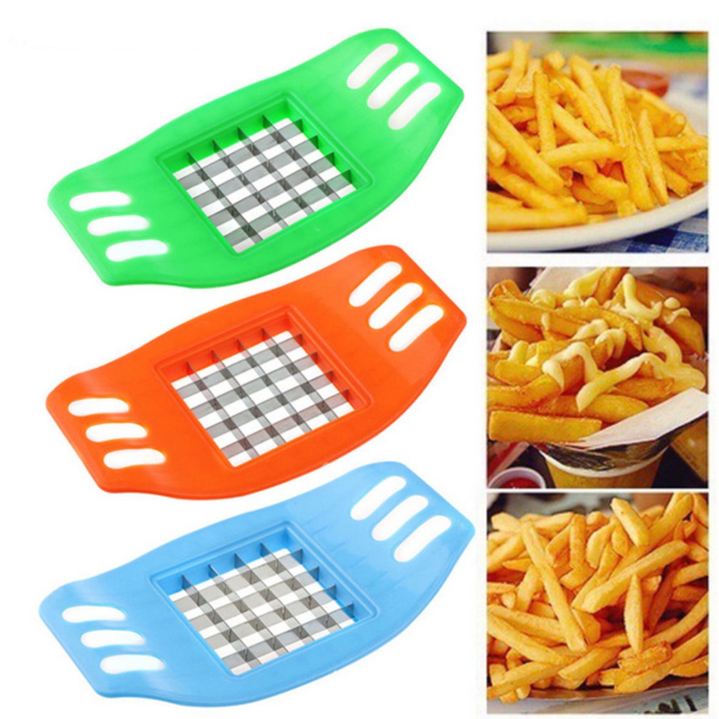 Practical Potato Slicer Cutter French Fry Chopper Potato Household Cutting Kitchen Gadgets Kitchen Vegetable Useful Tools