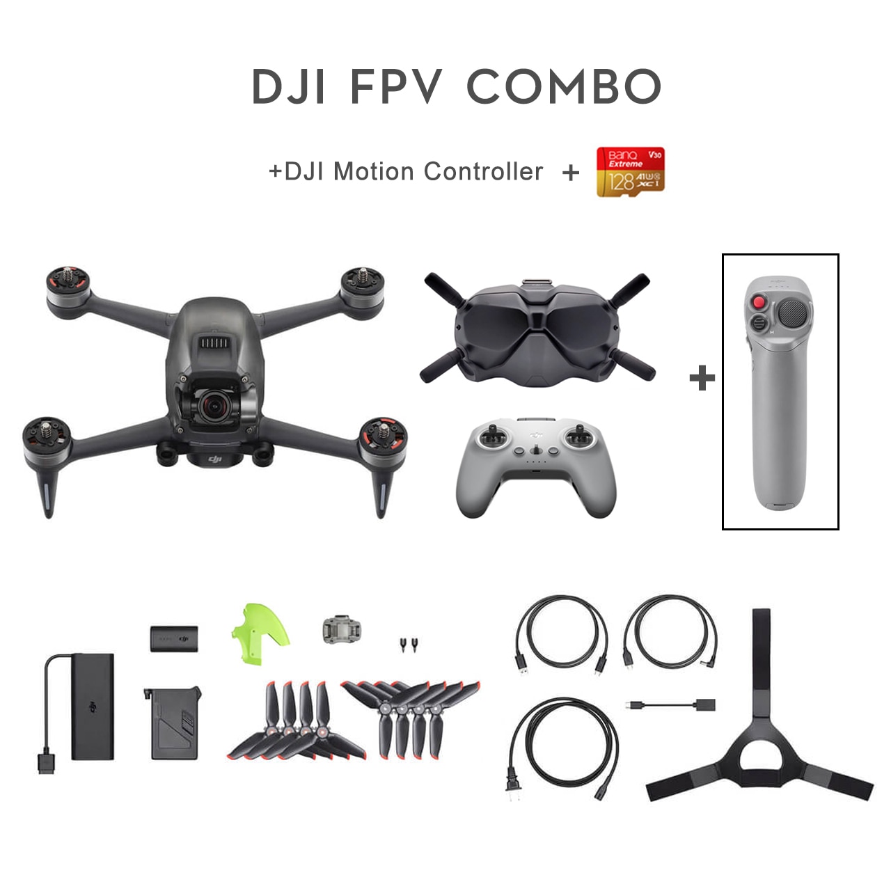 DJI FPV COMBO 4K/60fps Super-Wide 150° FOV 10km Video Transmission included FPV Goggles V2 FPV Drone original brand new in stock