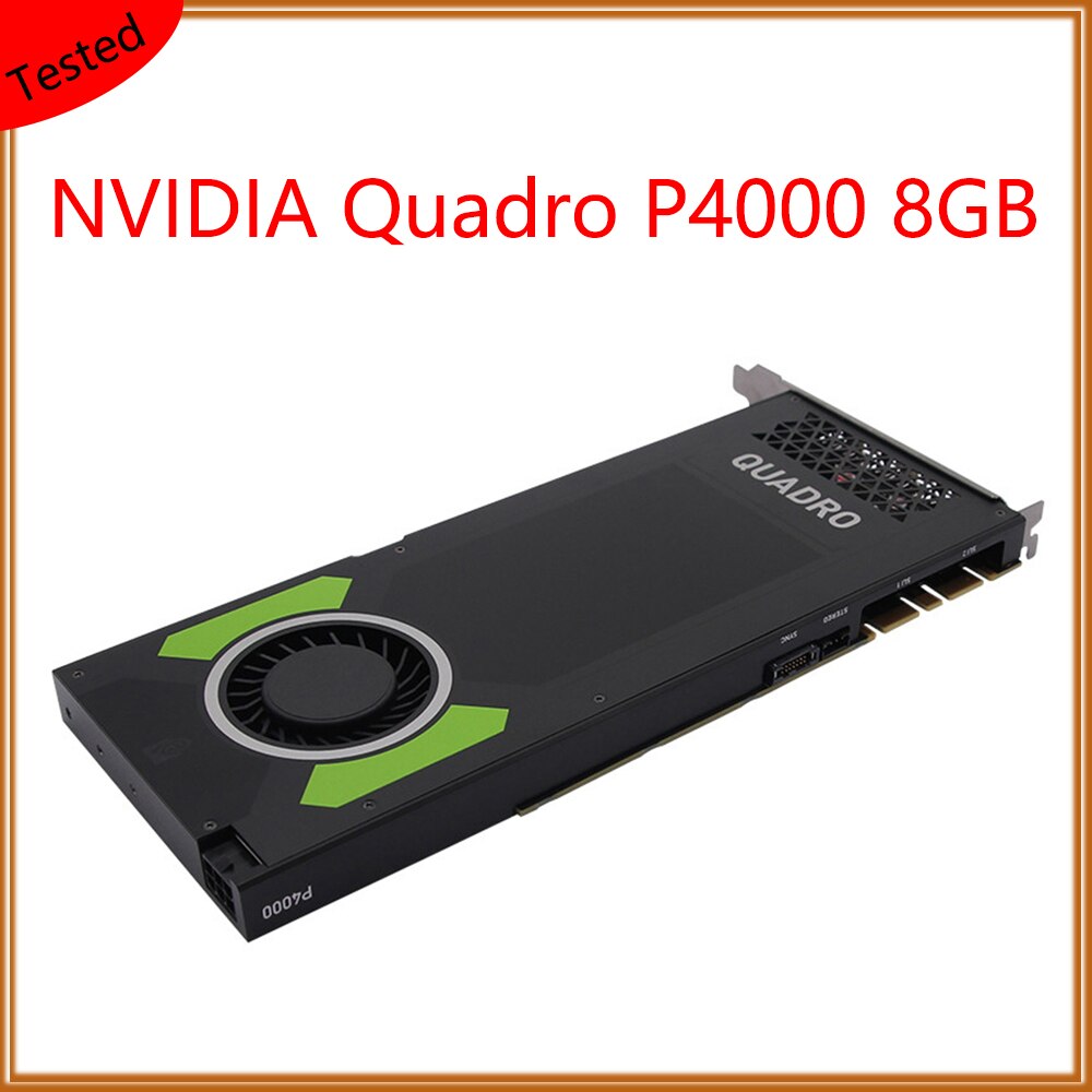 Quadro P4000 8GB For NVIDIA Professional Graphics Card for 3D Modeling, Rendering, Drawing, Design, Multi-screen Display