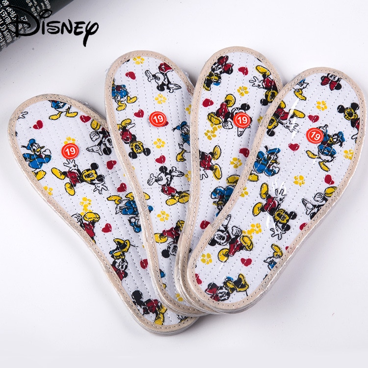 Disney cartoon children Melaleuca cotton insoles for boys and girls are breathable, sweat-absorbent and deodorant thick and soft