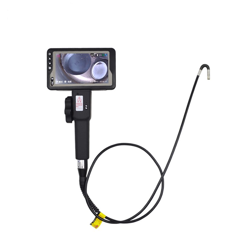 Inspection Articulating endoscopy camera with 5.5mm Micro Snake Camera 4.5 inch Screen industrial endoscope