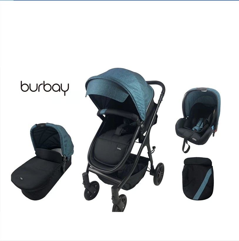 3 in 1 baby stroller high landscape hot mom stroller burbay europen big baby