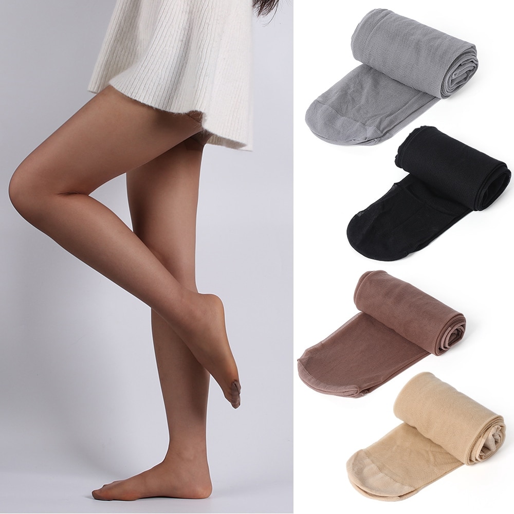 1 Pc High Elastic Long Thin Stockings Women Pantyhose Sexy Skinny Legs Tights Prevent Hook Silk Collant Stocking Panties