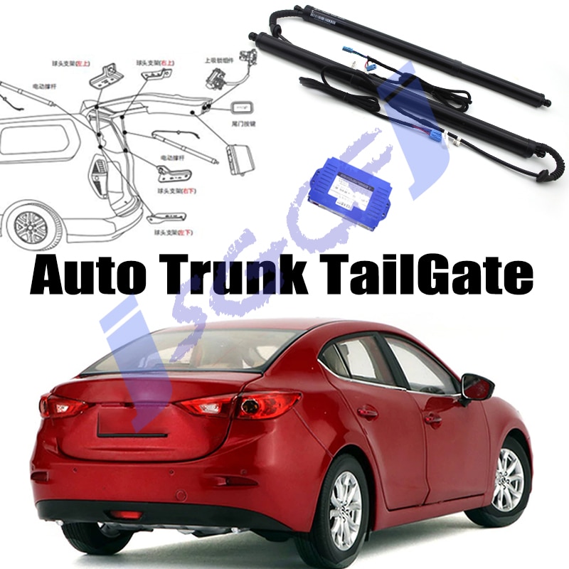 Car Power Trunk Lift Electric Hatch Tailgate Tail gate Strut Auto Rear Door Actuator For Mazda 3 Mazda3 Axela Sedan 2013~2019