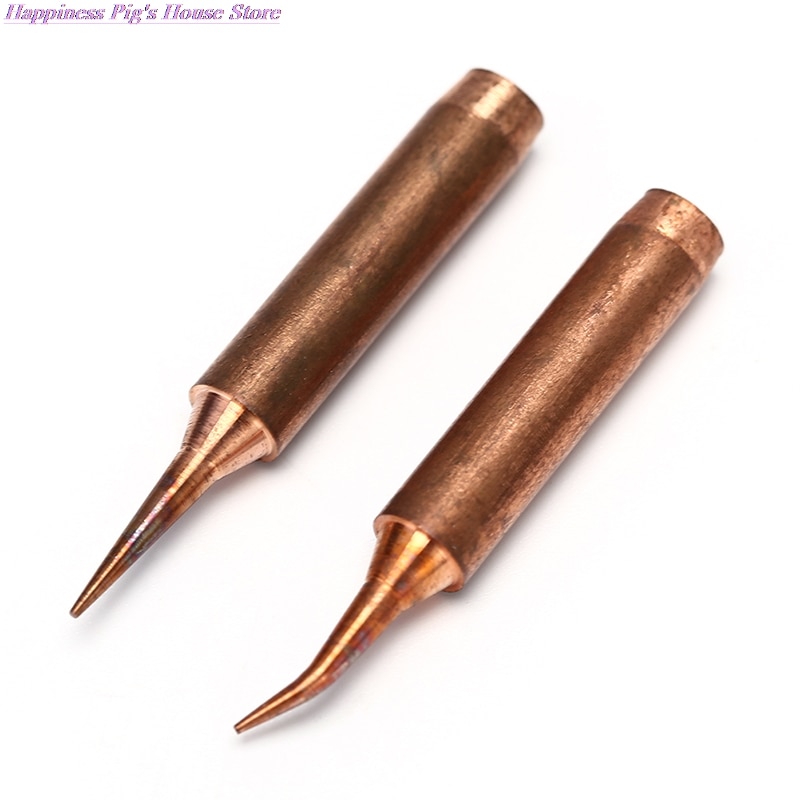 1/2pcs 900M T Series Pure Copper Soldering Iron Tip Lead-free Welding Sting For 936 FX-888D 852D Soldering Iron Station