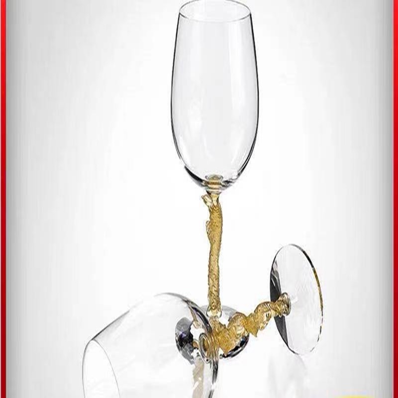 Handmade Crystal Red Wine Glass Luxury Gift for High-end Clubs