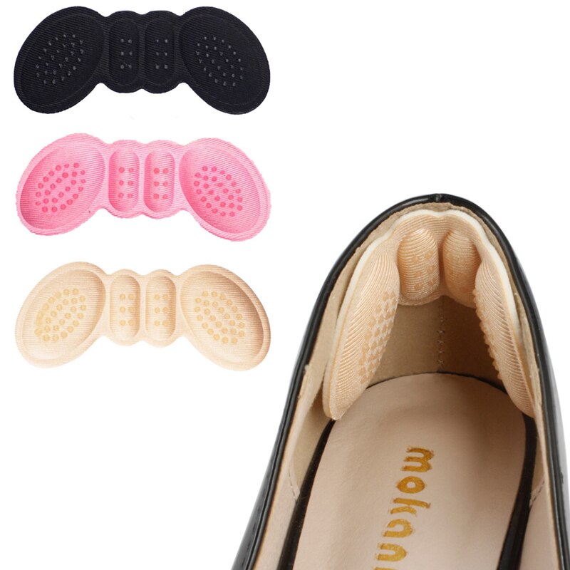 1 Pair Of High-heel Insoles, Butterfly-shaped Adjustable Heel Lining, Protection Patch, Heel Pad, Foot Care, Non-slip Heel Pad