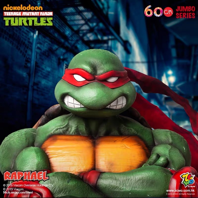 60cm Turtles Model Action Figures Raphael Leonardo Toy Classic Cartoon Model Collection Classic Movie Fools Paradise Kid's Gift