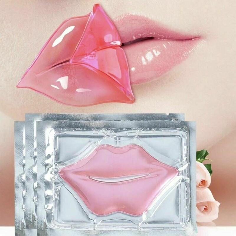 1pc Collagen Crystal Lip Mask Gel Patch Moisturizsing Hydrating Repair Lines Lips Plumper Lips Pad Lip Care Enhancement Gel Pad