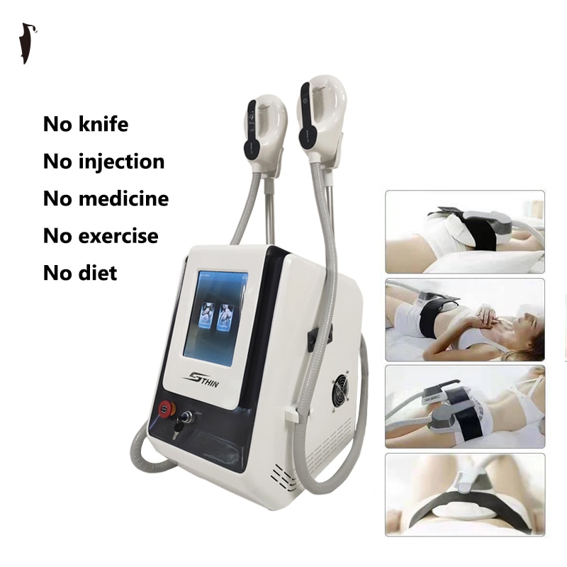 Portable Electromagnetic Body Muscle Building EMS Muscle Stimulator Fat Burning Body Sculpture Equipment
